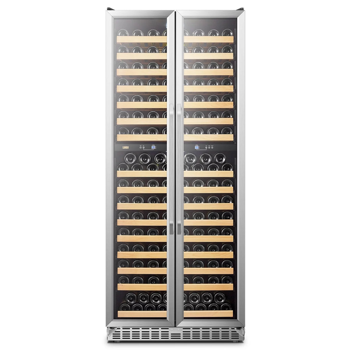 32 inch 287 Bottle Dual Zone Compressor Wine Refrigerator E280