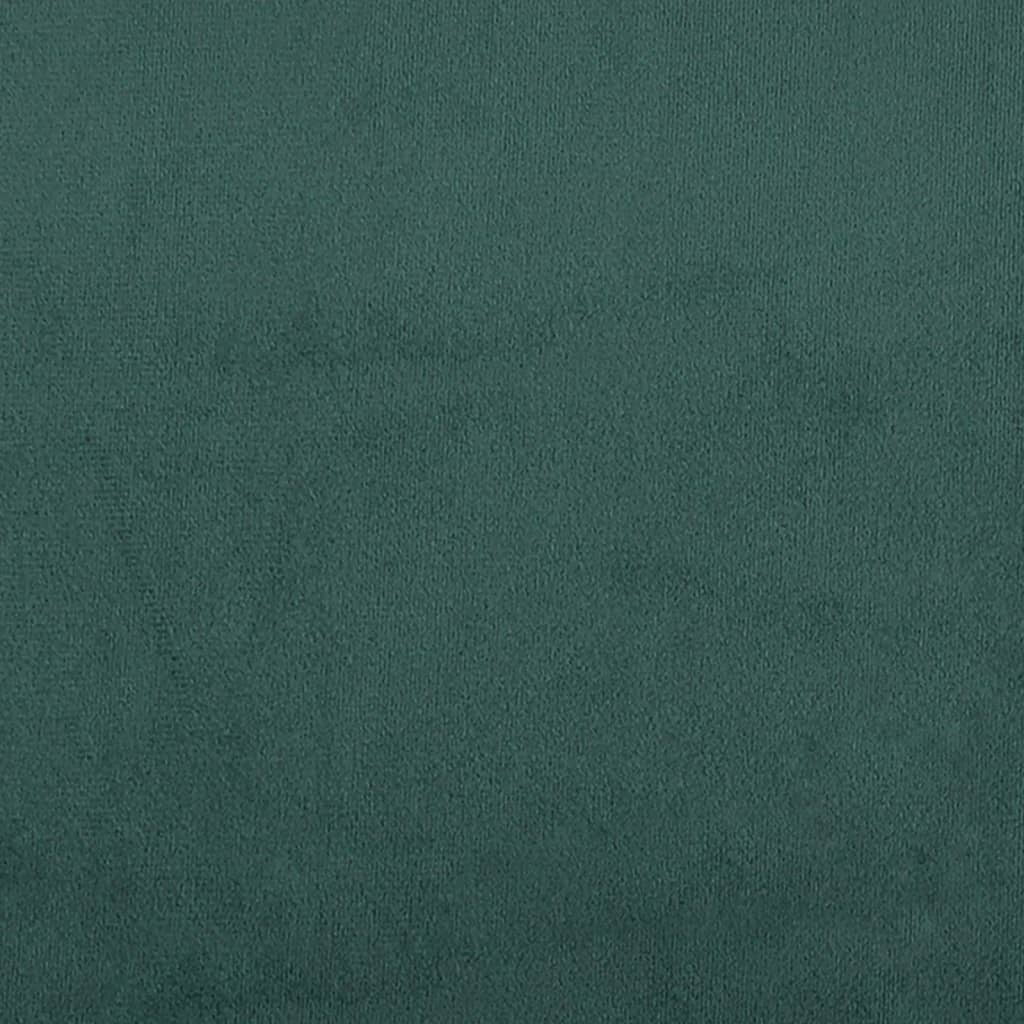 Dark Green Velvet 3 Piece Sofa Set with Cushions F54666