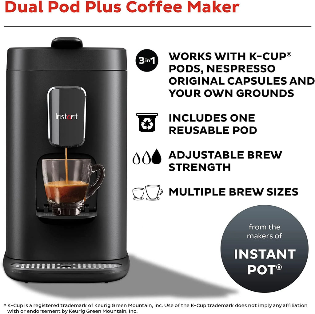 2-in-1 Coffee Maker and Espresso Maker O493364