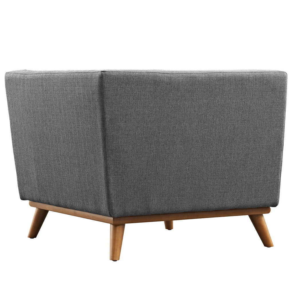 Grey Fabric Corner Sofa F804