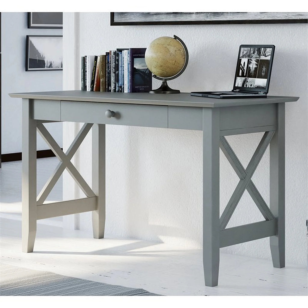 Solid Wood 1-Drawer Writing Desk D42265