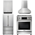 30 Gas Range, Range Hood, Refrigerator, Dishwasher E790827