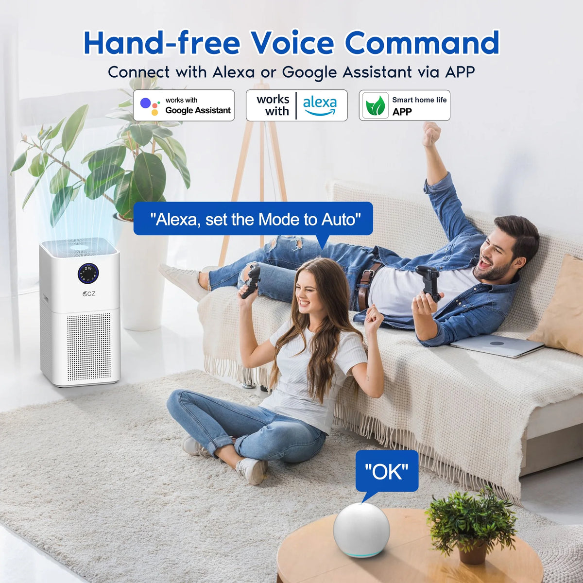 WiFi H13 True HEPA Air Purifier K953