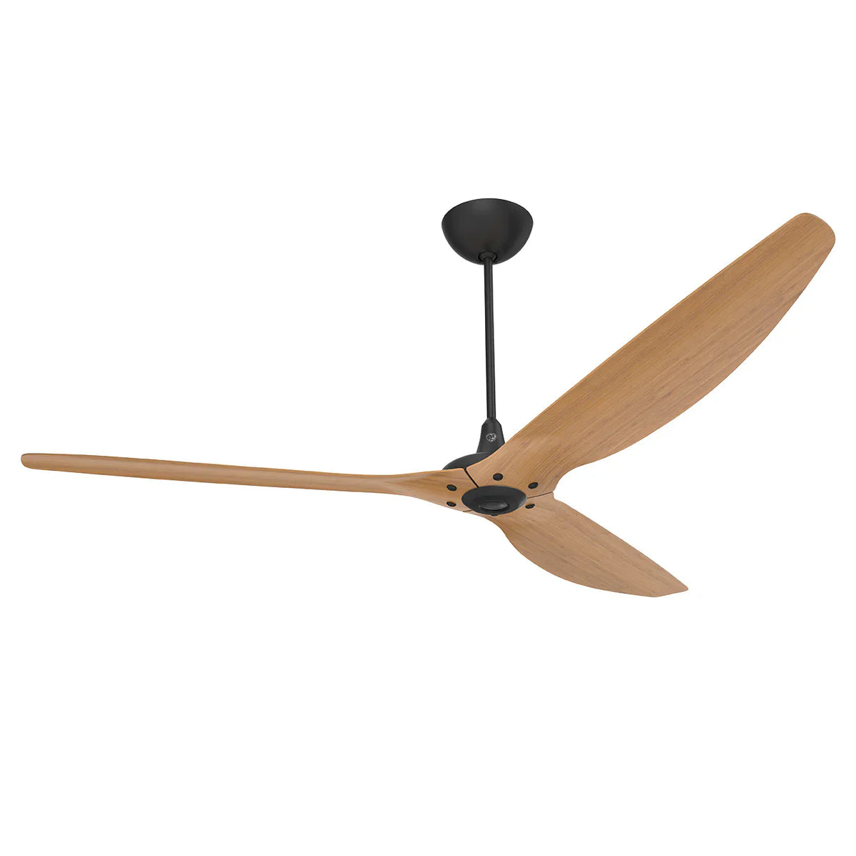 84 Ceiling Fan with Bamboo Blades and Black Finish I81471