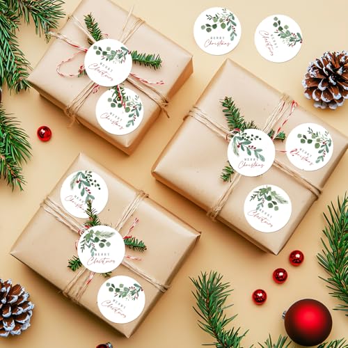 1000 Pcs Christmas Stickers Roll Self-Adhesive R10843