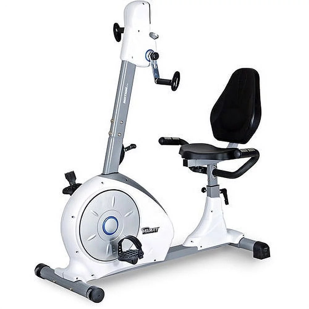 White Recumbent Exercise Bike H69215