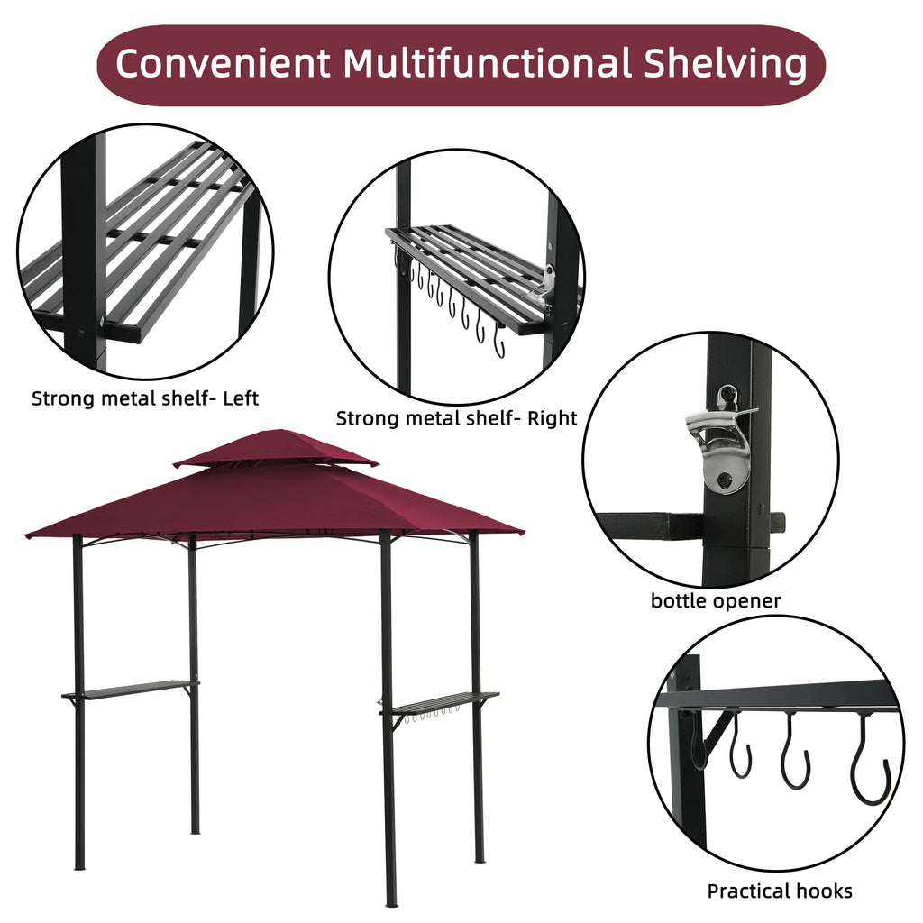 Burgundy Grill Gazebo Q917211