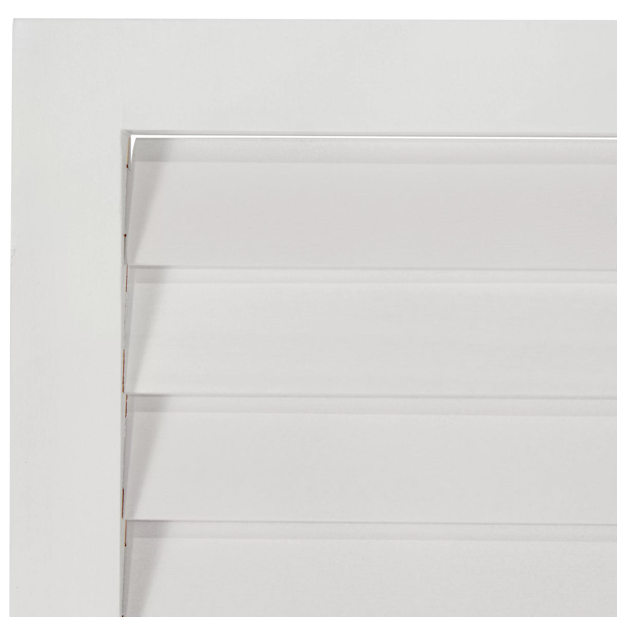 6 ft. Tall Wooden Louvered Room Divider White - 4 Panel C1333