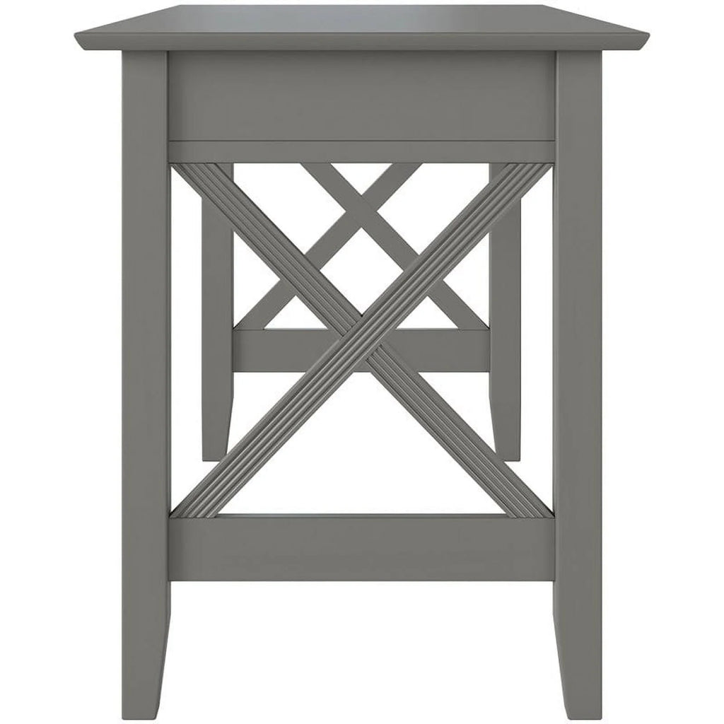 Solid Wood 1-Drawer Writing Desk D42265