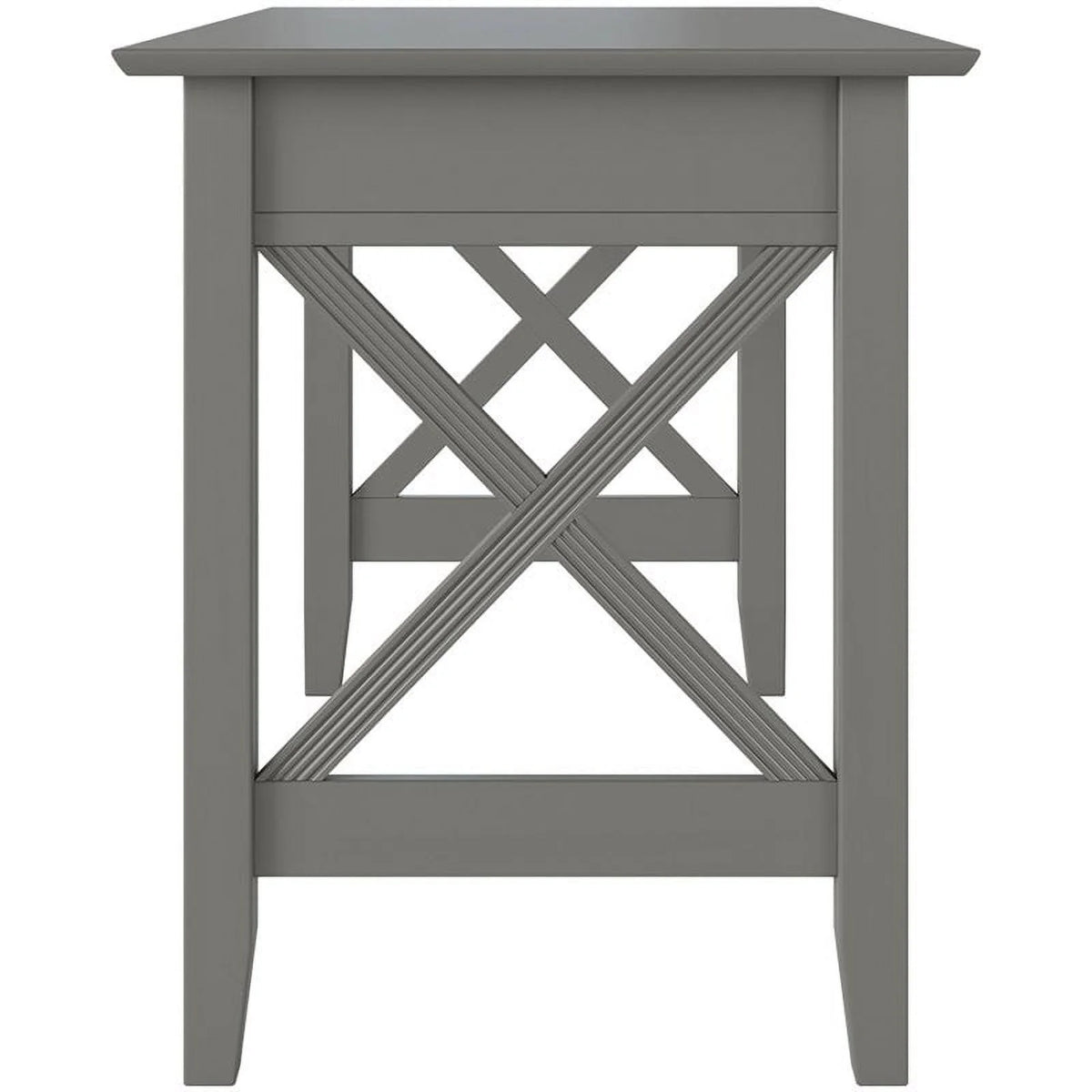 Solid Wood 1-Drawer Writing Desk D42265