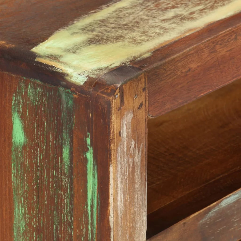 Reclaimed Wood TV Cabinet with 3 Storage Drawers K541