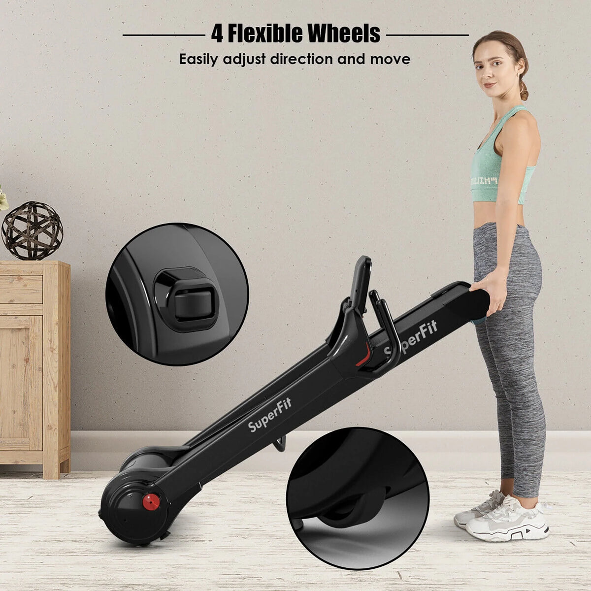 2.25HP Folding Electric Treadmill G7916