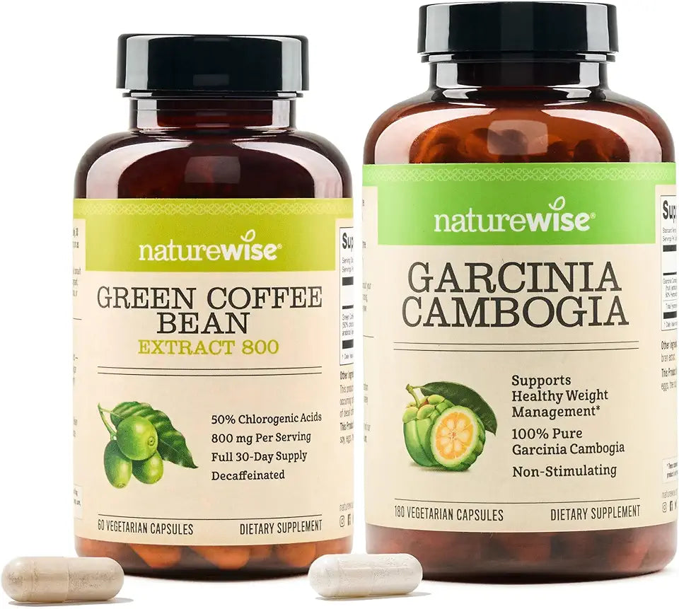 Green Coffee Bean 800mg and Garcinia Cambogia 180 Capsules Q86028