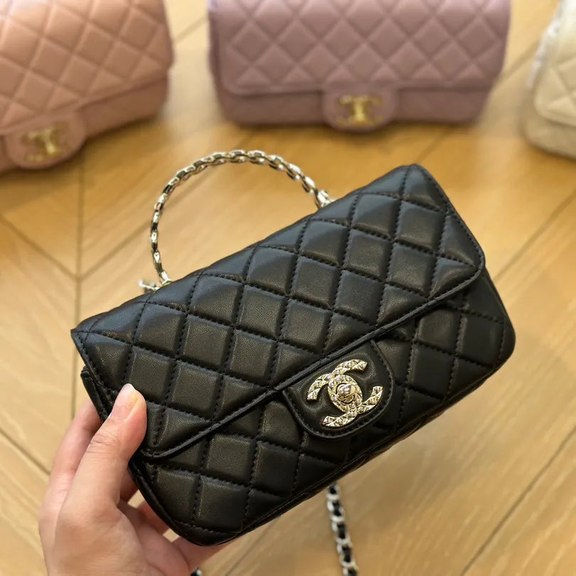 Mini Flap Bag with Top Handle C33999