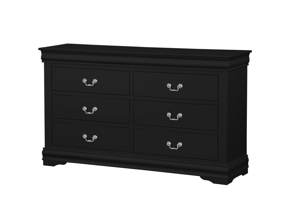 5-Piece Bedroom Set Bed Dresser Chest 2 Nightstands D78570