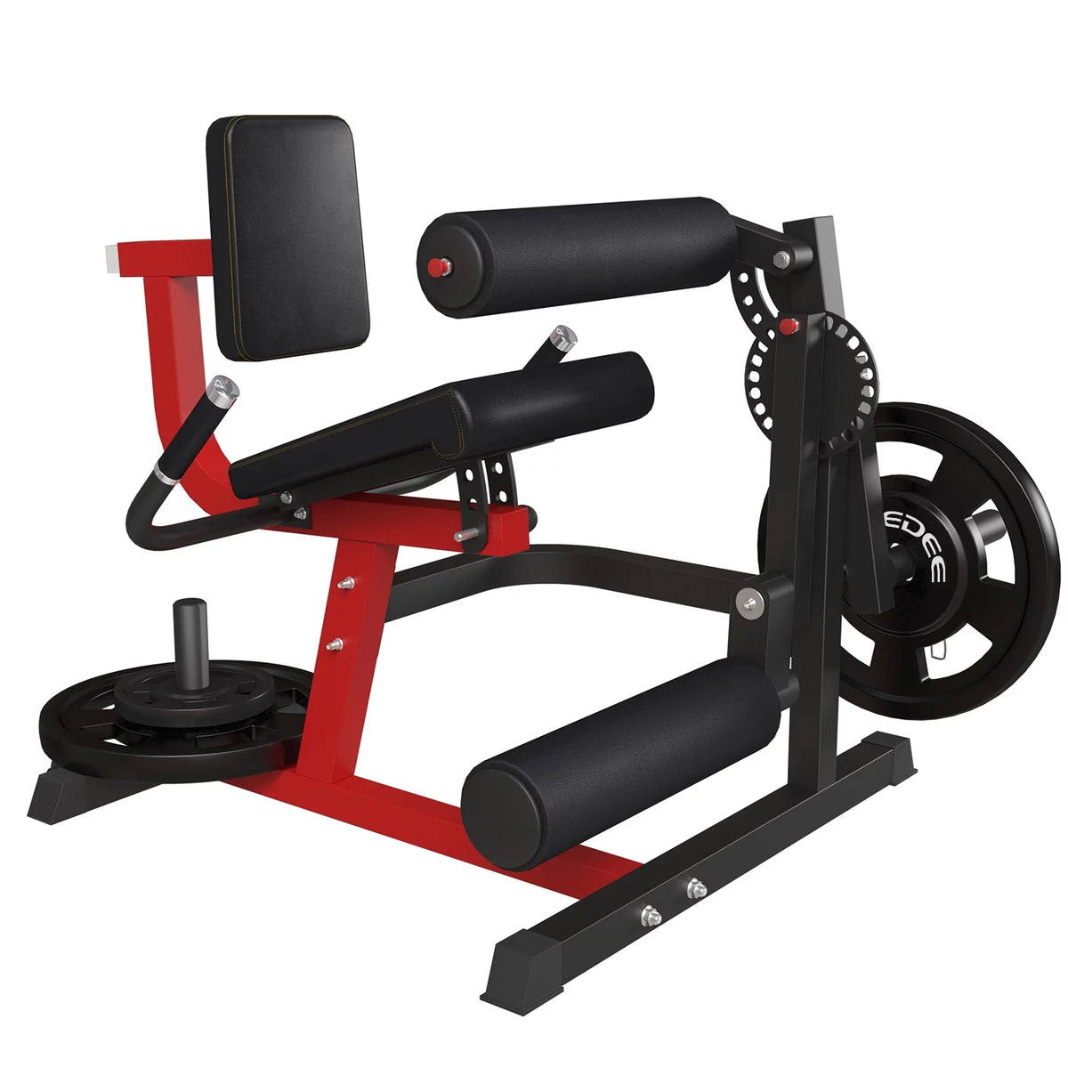 Adjustable Plate Loaded Leg Extension and Curl Machine C658657