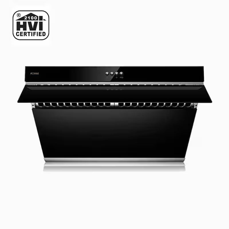 30 in. 850 CFM Under Cabinet or Wall Mount Range Hood with Push Button in Onyx Black I7973