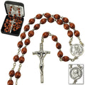 Wood Rosary A145