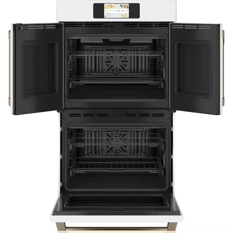 30 in. Double Electric Wall Oven with Convection Self Cleaning in Matte White N4221