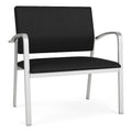 Black Polyurethane Reception Chair I80305