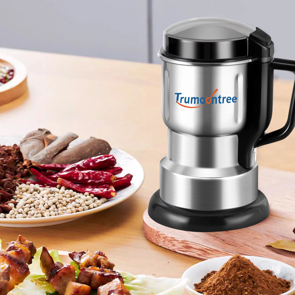 Electric Coffee Grinder with Stainless Steel Blades V96688