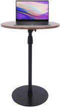Small Round Pedestal End Table Height Adjustable Y327