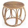 Woven Rattan Round End Table P445