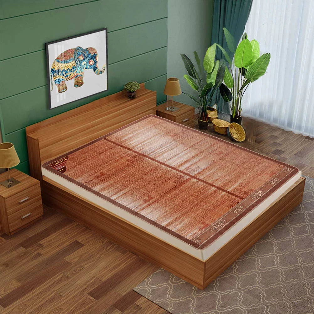 Double-Sided Folding Bamboo Sleeping Mat C516339