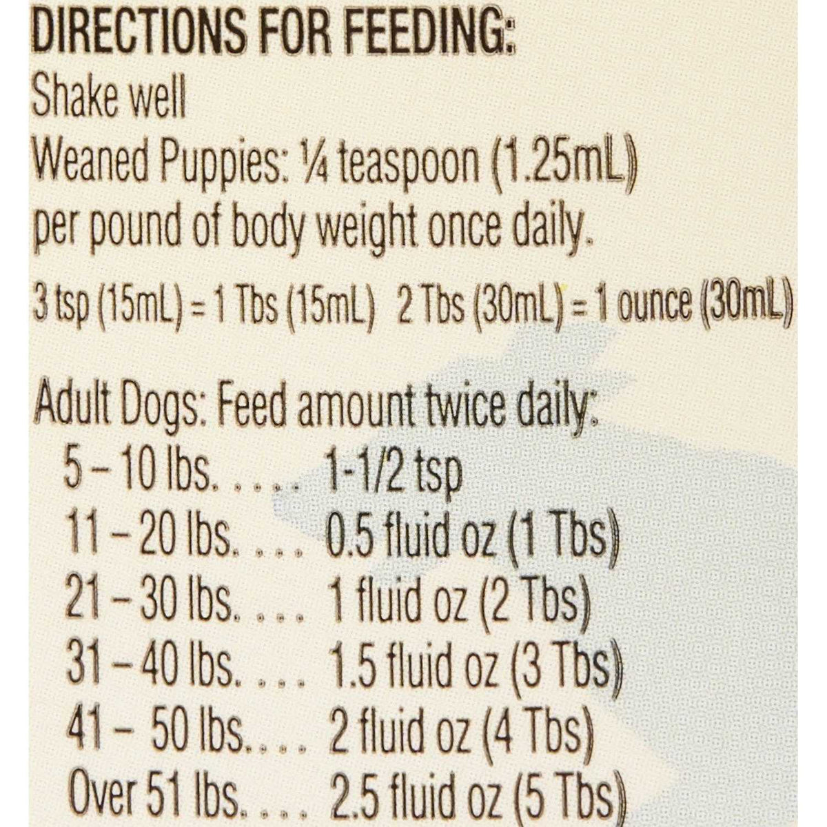 High Calorie Liquid Supplement for Dogs P58285
