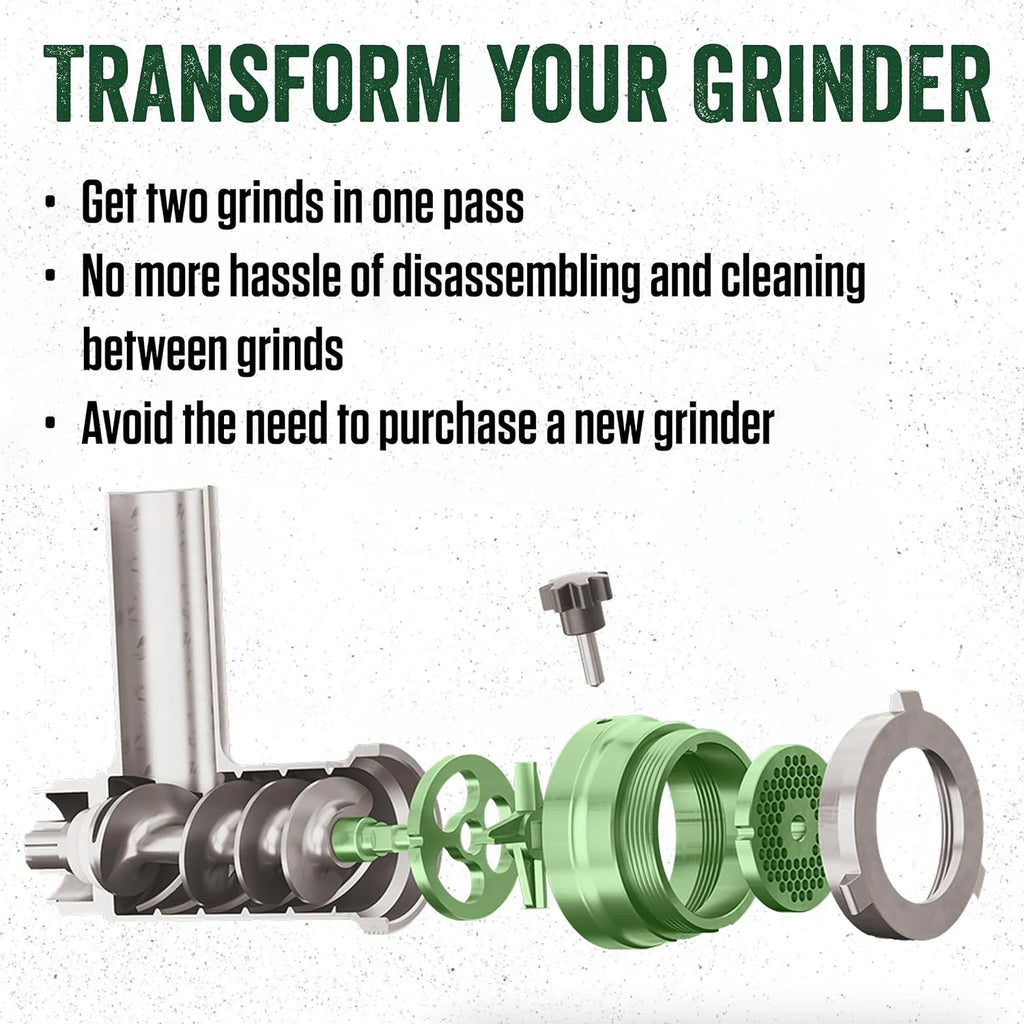 Stainless Steel Meat Grinder Attachment D8943