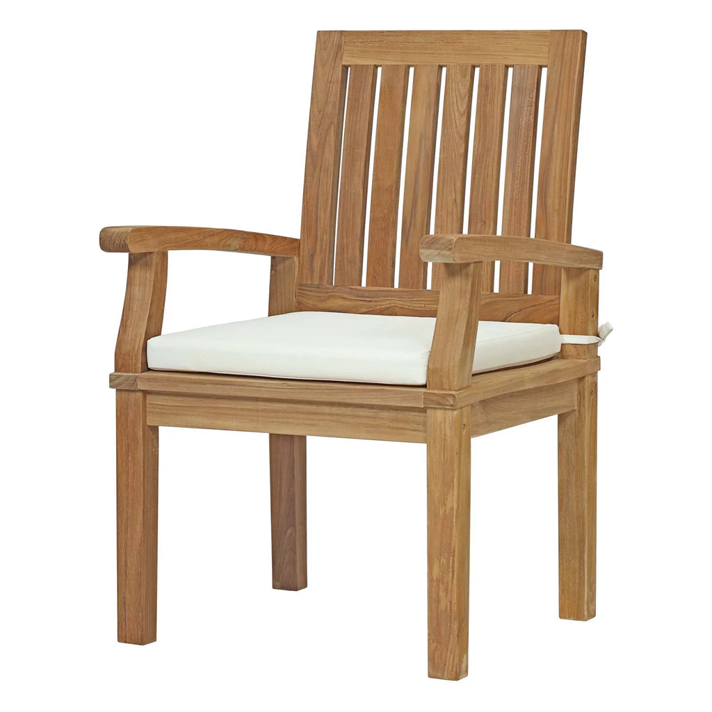 Brown Wood Dining Chair and Table Set E80930