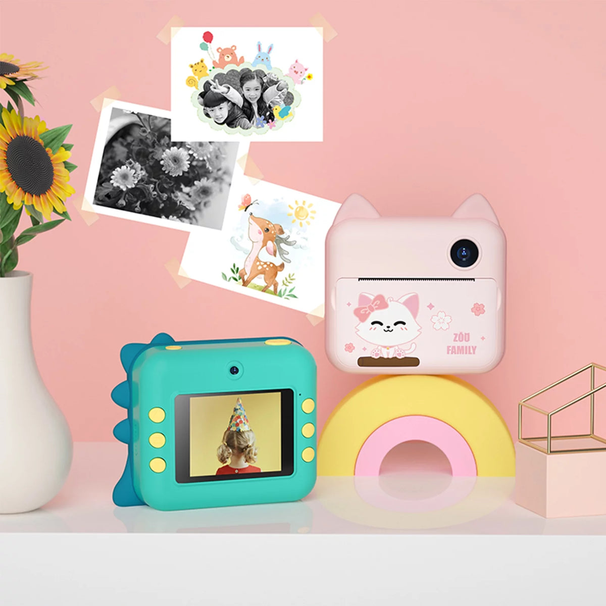 32GB Instant Photo Printer 2.4 inch IPS Screen Z55040
