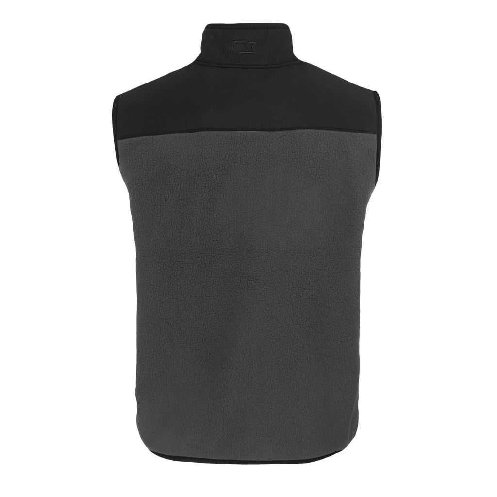 Men's Gray Fleece Full-Zip Vest V5065