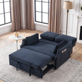 Velvet Recliner Bed with Pull-out Sleeper Sofa E966440