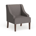 Charcoal Grey Swoop Arm Accent Chair G532