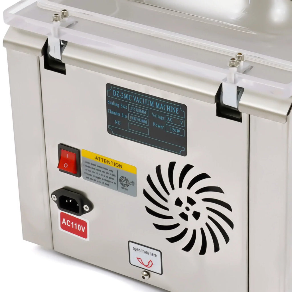 5.5L Commercial Tabletop Chamber Vacuum Sealer 120W 110V T296421