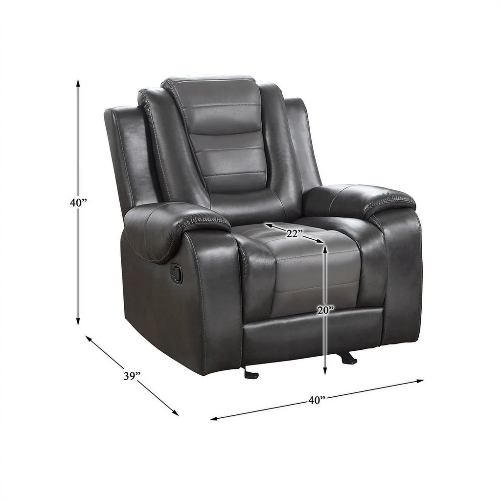 Faux Leather Reclining Chair Q52121