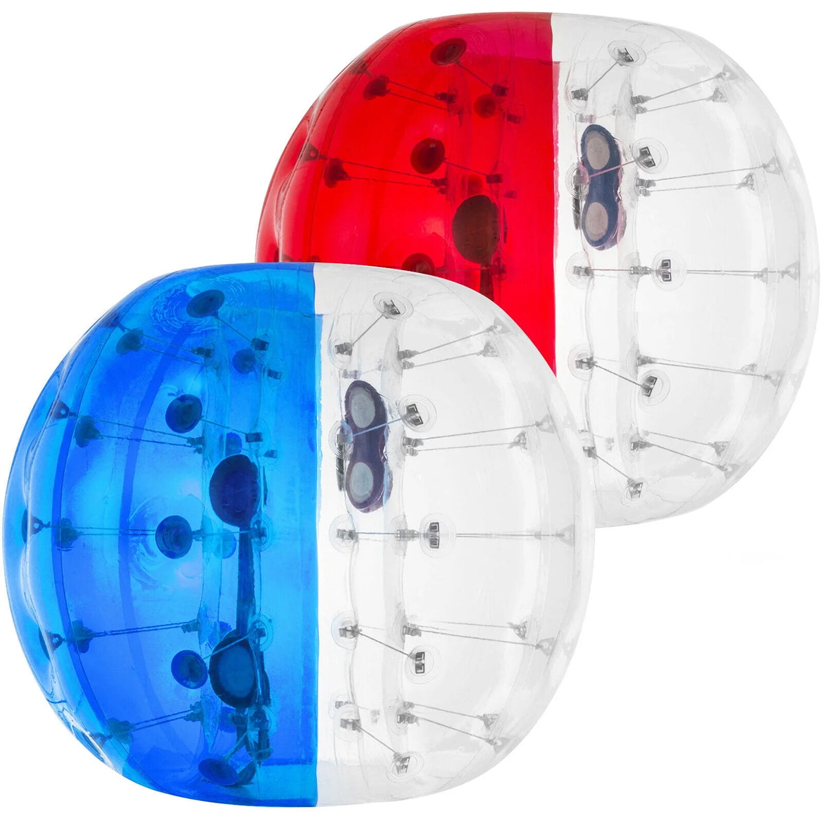 2PC Inflatable Bumper Balls 5 ft Diameter Red & Blue D540960