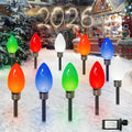 24-Pack Solar Candy Cane Lights J422