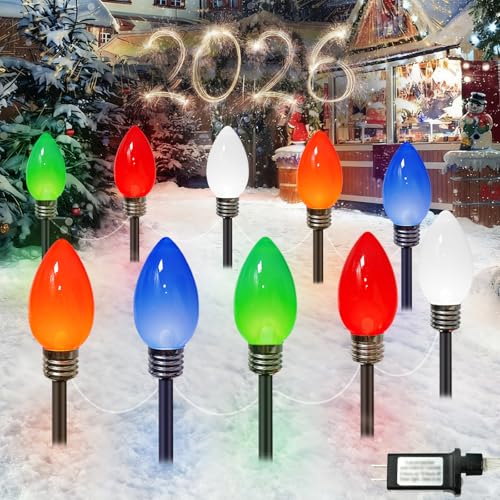 24-Pack Solar Candy Cane Lights J422