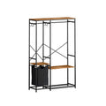 Portable Wardrobe Clothes Rack with Storage Bag C194196