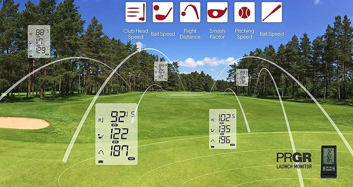 Black Pocket Golf Launch Monitor S582105