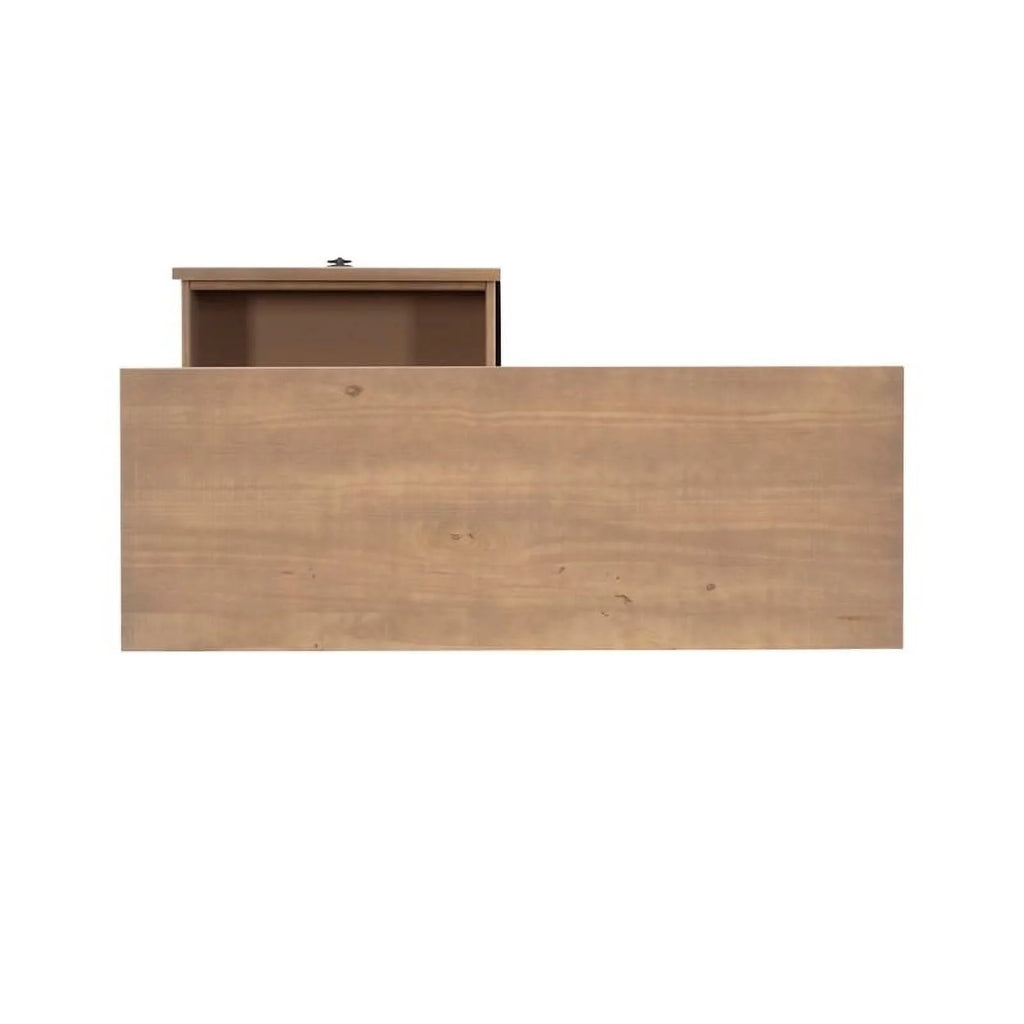 Rustic Gray Wood TV Stand P548