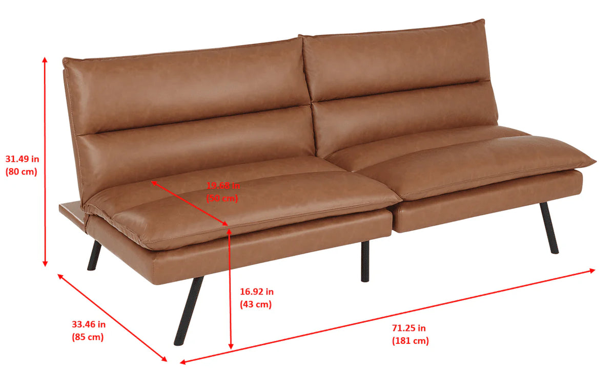 Camel Pillow Top Futon Z7117