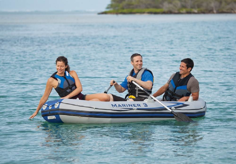 3-Person Inflatable Boat & Oars Set G6411
