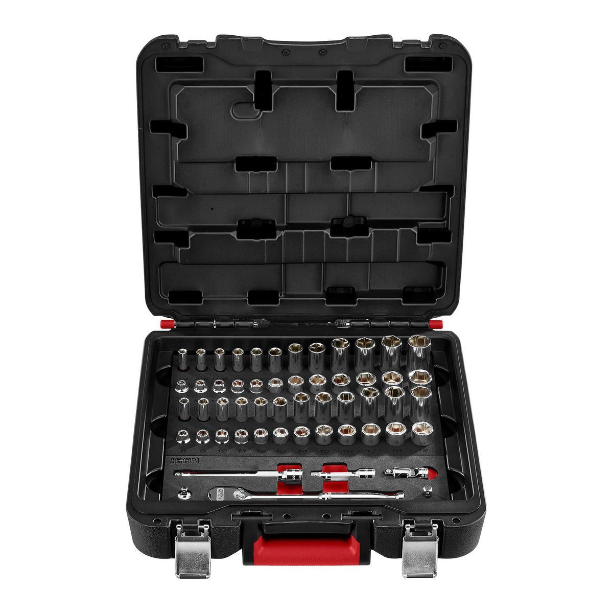 3/8 in. Drive SAE and Metric Socket Set, 54-Piece B99057