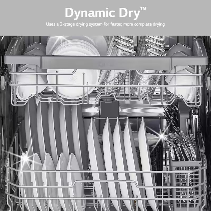 Stainless Steel Top Control Dishwasher with Towel Bar E76516