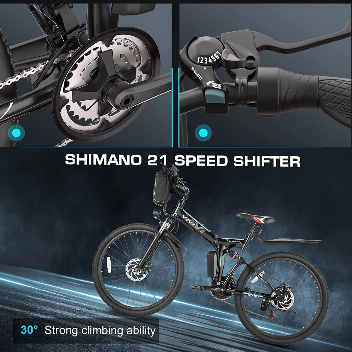 Folding Electric Bike 500W 26 K478