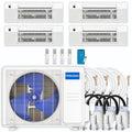 39,000 BTU 4 Zone Ceiling Cassette Ductless Air Conditioner and Heat Pump I480521