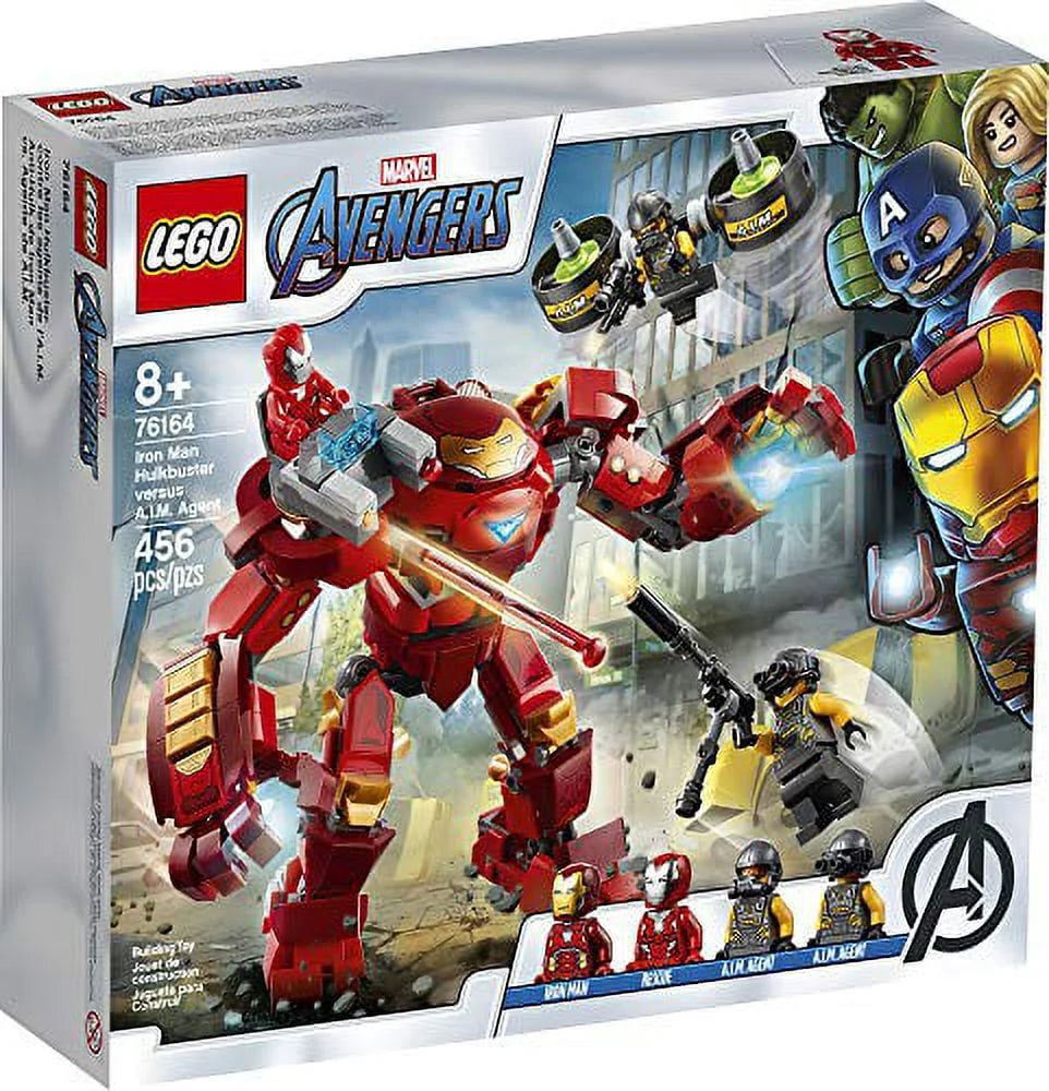 456 Pieces Brick-Build Avengers Playset with Minifigures F1940